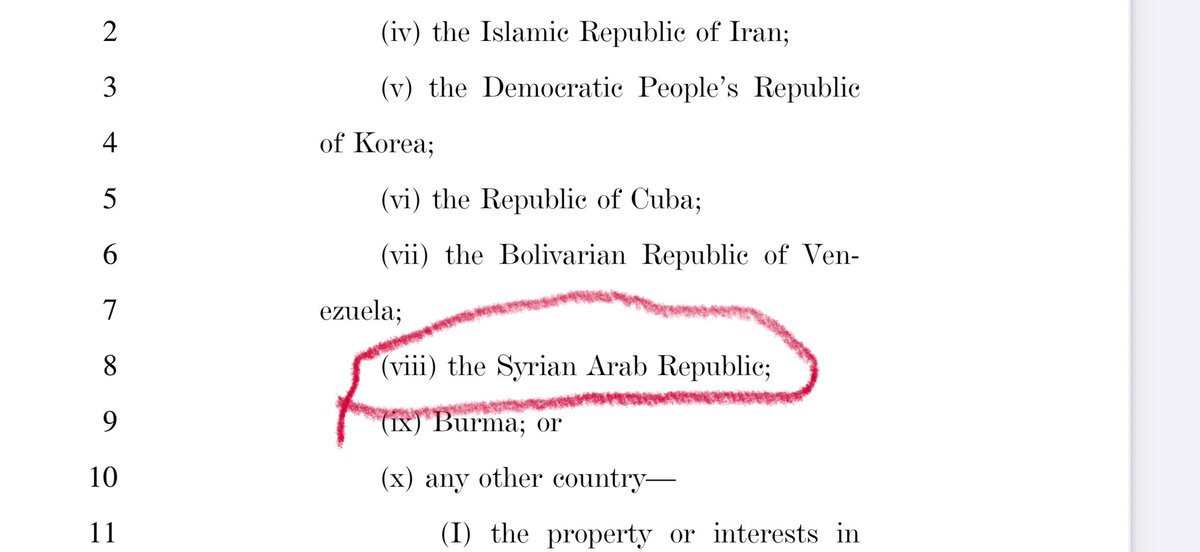 #عاجل: لجنةُ العلاقاتِ الخارجية في مجلسِ الشيوخ تُقرُّ بدعمٍ مِنَ الحزبين الجمهوري والديمقراطي إزالةَ إسمِ #سورية من لائحةٍ تشملُ "بُلداناً مارقة" لا يُسْمحُ للولايات المتحدة التعاونُ معها أو مُساعدتها في مجالِ الطاقة النووية المدنية. ويذكرُ أنّ إسمَ سورية كان موجوداً إلى جانب