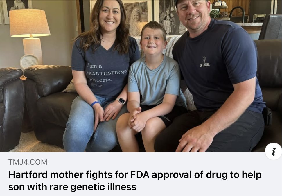 tmj4.com/news/washingto…

#GiftOfProgress #ApproveElamipretide #HopeForBarth #RareDisease #FDAActNow <a href="/US_FDA/">U.S. FDA</a>