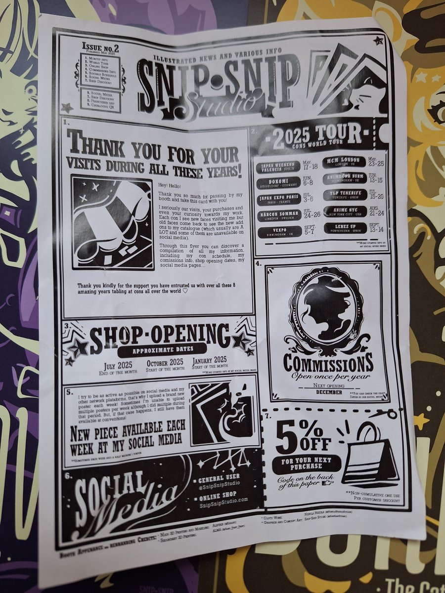 4 prints of the Bau Baus, Doki and Shiori

This mono-chromatic(?) style is so cool !

By <a href="/SnipSnipStudio/">𝚂𝙽𝙸𝙿•𝚂𝙽𝙸𝙿 𝓢𝓽𝓾𝓭𝓲𝓸 @Dokomi 3A42/ACBrhm</a>