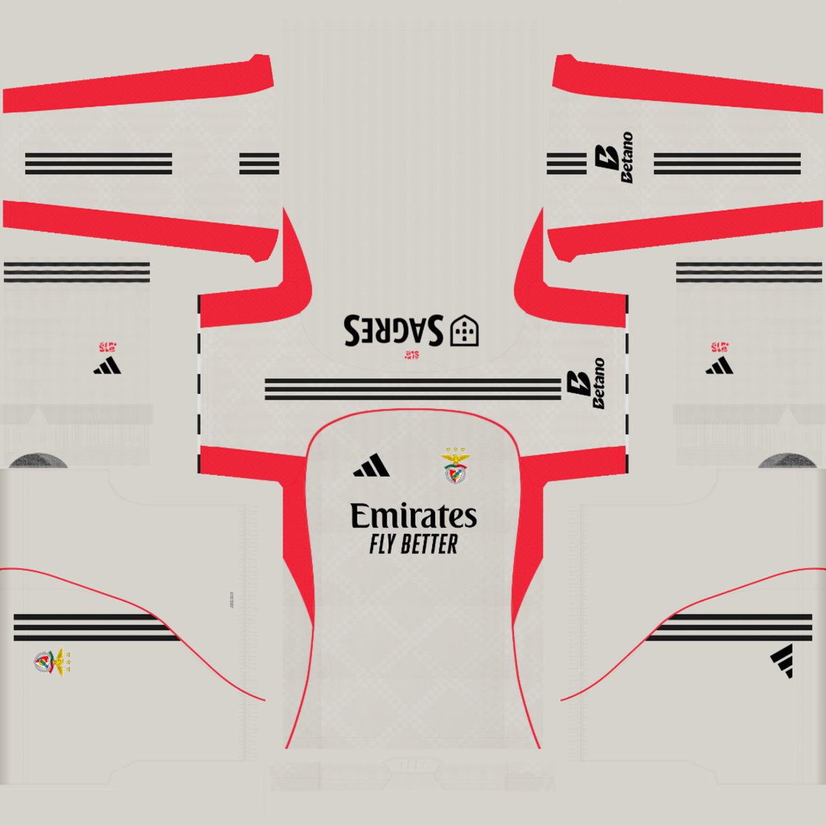 akcedm_kits's tweet photo. Official: SL Benfica 2025-2026 Season Kits #drawing #akcedm #benfica #kits #pes2021 #pes21 #peskit #kitmaker #pes #eFootball #aguilas #benficakits #slbenfica #vamosbenfica #betano #sagres #epluribusunum #emiratesflybetter #Adidas @SLBenfica @slbenfica_en https://t.co/OkeZaOc6EC https://t.co/XeMtK5x6o4