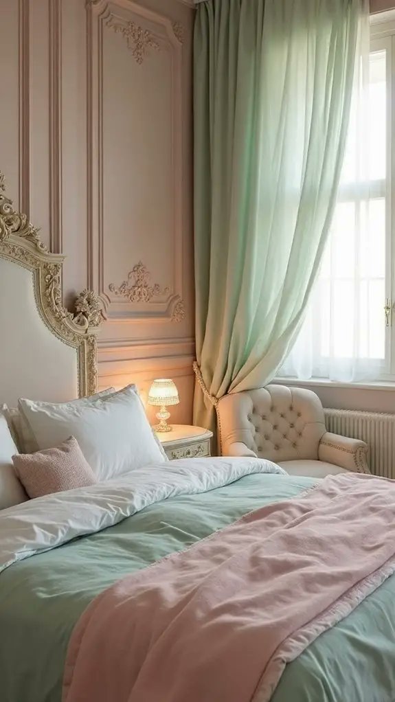 CoralaBlanket's tweet image. Turn Your Bedroom into a Pastel Dream!
Soft hues and carvings create serene, royal coziness you'll love! 💕
#HomeDecor #BedroomInspo #PastelDesign rfr.bz/t21f38a