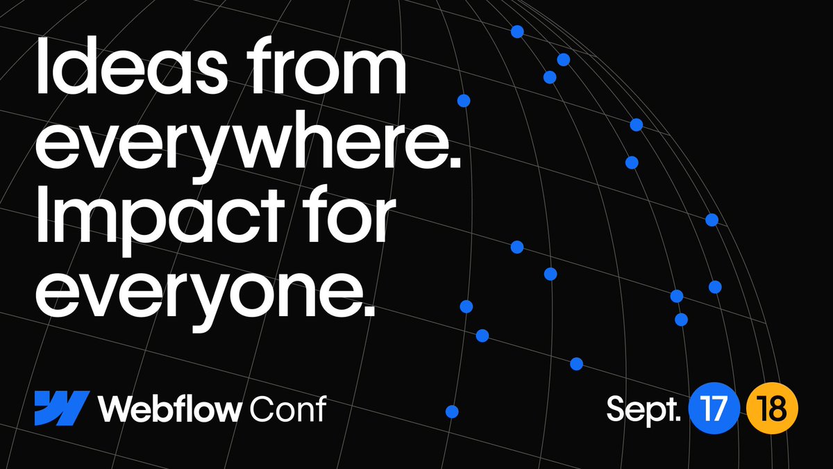 Webflow Conf is for you — no matter your role.

Whether you’re a marketer, designer, developer, agency leader, or executive, you’ll find sessions, insights, workshops, and inspiration tailored to your craft.

Register now to save your seat: wfl.io/4kf0aRa