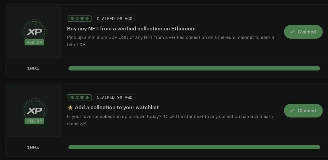 🪂 Update new quest Voyages <a href="/opensea/">OpenSea</a> 

1. Buy NFT for a verified collection on Ethereum L1 

2. Visit this link and buy NFT -
opensea.io/collection/zog…

3. Add a collection to your watchlist, simple task.

     [ Follow for more updates ]
#Opensea #NewTask