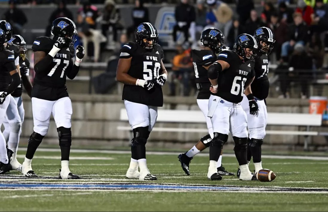 After a great conversation with <a href="/CoachWooster/">Scott Wooster</a> I am extremely blessed to receive an offer from <a href="/gvsufootball/">GVSU Football</a> 
<a href="/bradbezGVSU/">Brad Bez</a> <a href="/CoachPostmaGV/">Nick Postma</a> 

<a href="/AllenTrieu/">Allen Trieu</a> <a href="/TheD_Zone/">The D Zone</a> <a href="/ryanobleness/">Ryan O'Bleness</a> <a href="/GregSmithRivals/">Greg Smith</a> <a href="/MIexposure/">Michigan exposure</a> <a href="/UANextFootball/">All-America Game</a> <a href="/DaBossHog_/">Coach Green</a> <a href="/18bstank/">Coach Stank</a> <a href="/Coachvon05/">Kelvon roberts</a> <a href="/RisingStars6/">Rising Stars Academy</a>
