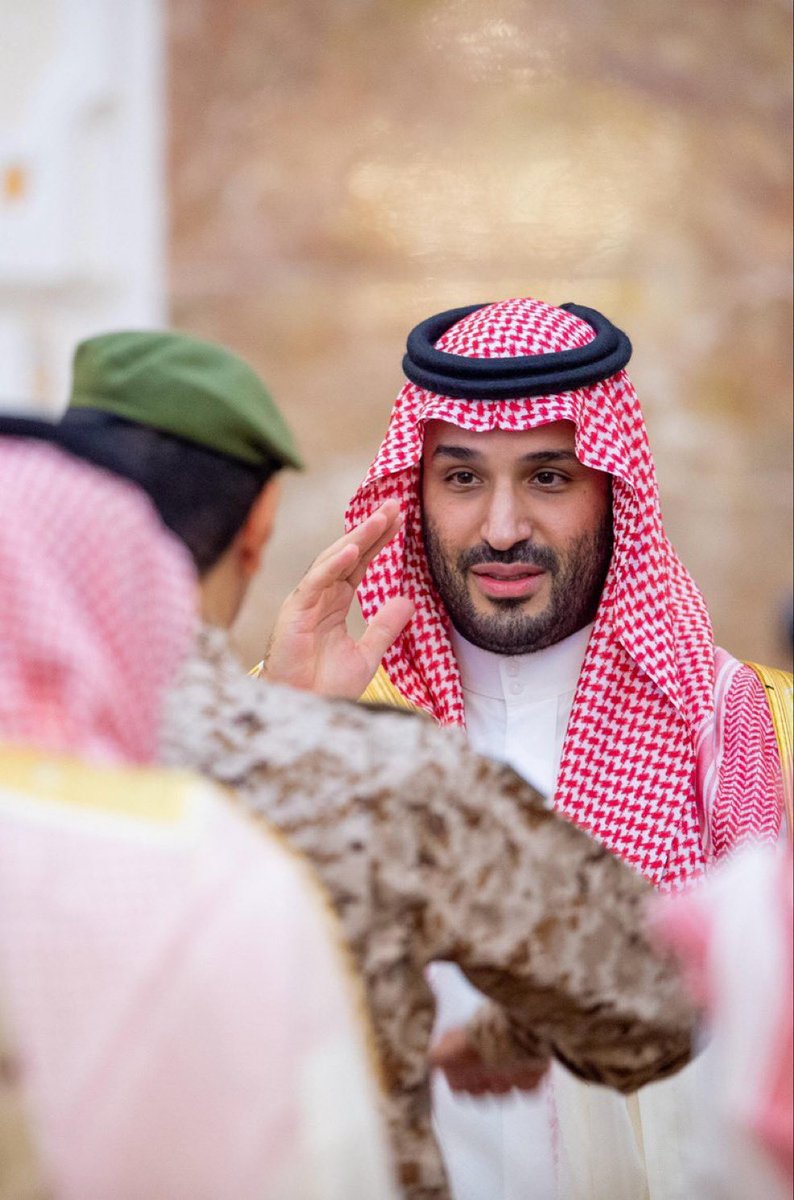 كل عام وانت بخير ياسيدي💚💚

 #ولي_العهد_يستقبل_المهنئين