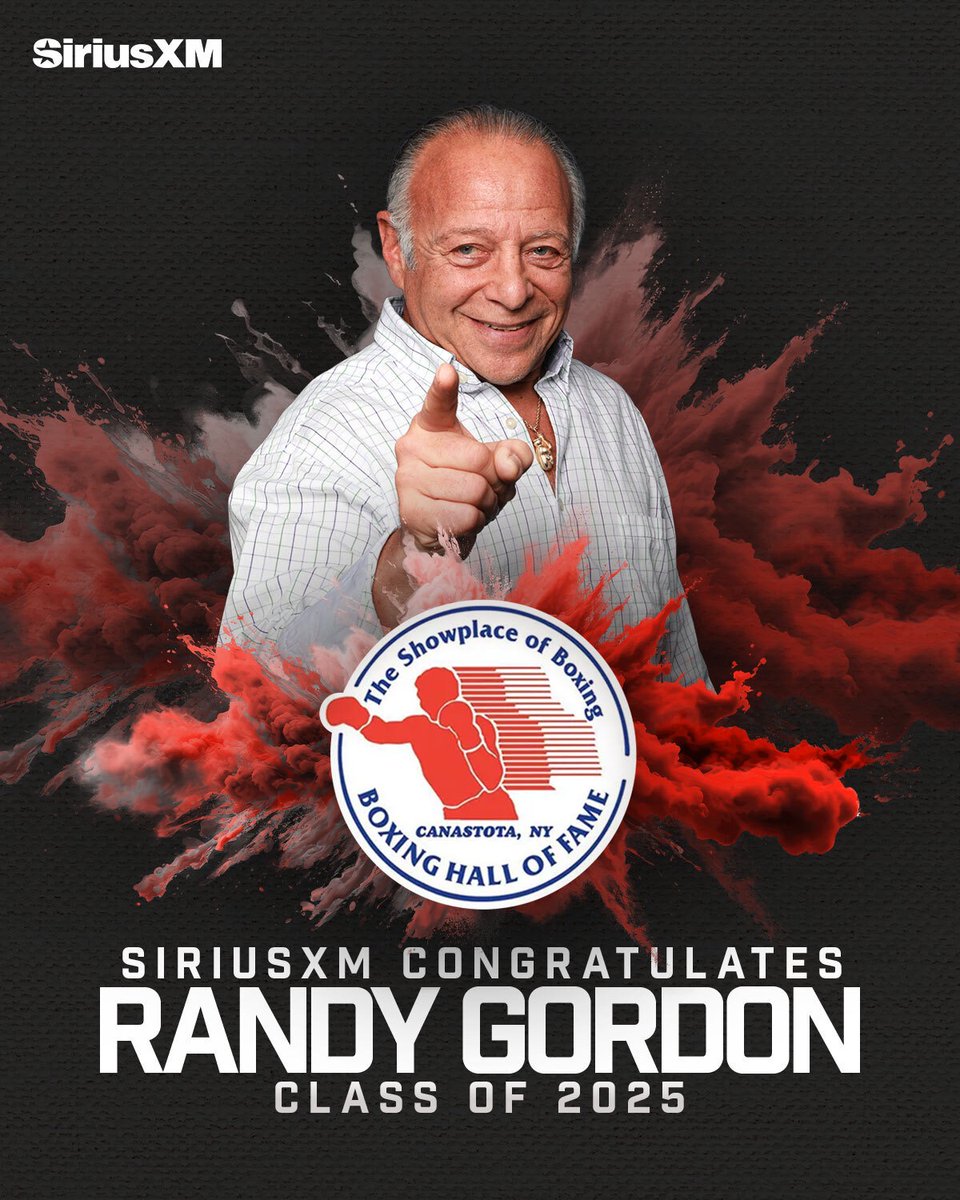 SiriusXM Boxing (@siriusxmboxing) on Twitter photo 📻At the Fights is LIVE from Canastota, NY at the International Boxing Hall of Fame until 5pm ET w/ <a href="/CommishRandyG/">Randy Gordon</a> & <a href="/gerrycooney/">Gerry Cooney</a> 🥊
🎉Tune in as we celebrate 🥳 The Commish's induction into the 2025 HOF class on <a href="/SIRIUSXM/">SiriusXM</a> Fight Nation Channel 156! 🍾
<a href="/SiriusXMSports/">SiriusXM Sports</a> 📻At the Fights is LIVE from Canastota, NY at the International Boxing Hall of Fame until 5pm ET w/ <a href="/CommishRandyG/">Randy Gordon</a> & <a href="/gerrycooney/">Gerry Cooney</a> 🥊
🎉Tune in as we celebrate 🥳 The Commish's induction into the 2025 HOF class on <a href="/SIRIUSXM/">SiriusXM</a> Fight Nation Channel 156! 🍾
<a href="/SiriusXMSports/">SiriusXM Sports</a>