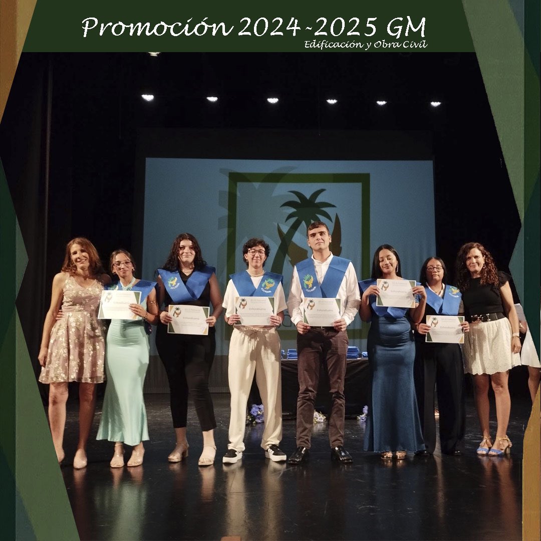 Ayer vivimos emotivos momentos. ¡Enhorabuena a la promoción 2024-2025 de la familia profesional de #EdificaciónyObraCivil ! #alumnado #docentes  <a href="/elpalmeralies/">IES El Palmeral de Orihuela</a> <a href="/EdificaOrihuela/">Edificación y Obra Civil_Orihuela</a>