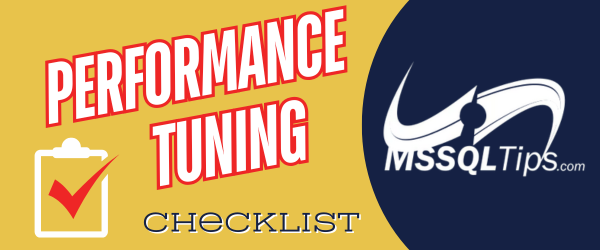 mssqltips's tweet photo. Free Download | Performance Tuning Checklist
>> https://t.co/ybFmgHIK9c
Download this comprehensive checklist for topical info (CPU/ memory/ disks/ indexing/ maintenance, etc.) and links for more details.
#SQL #SQLServer #SQLDBA #PerformanceTuning #DatabaseAdmin #MSSQLTips https://t.co/BPJfgp7KkN