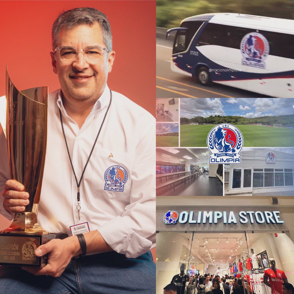 ¡UN PRESIDENTE QUE TIENE CLARO EL RUMBO!

La gestión de Rafael Villeda al frente del Club Olimpia ha sido verdaderamente ejemplar. Su liderazgo ha elevado la institucionalidad del club a niveles formidables, consolidando al Rey de Copas como una referencia indiscutible en el