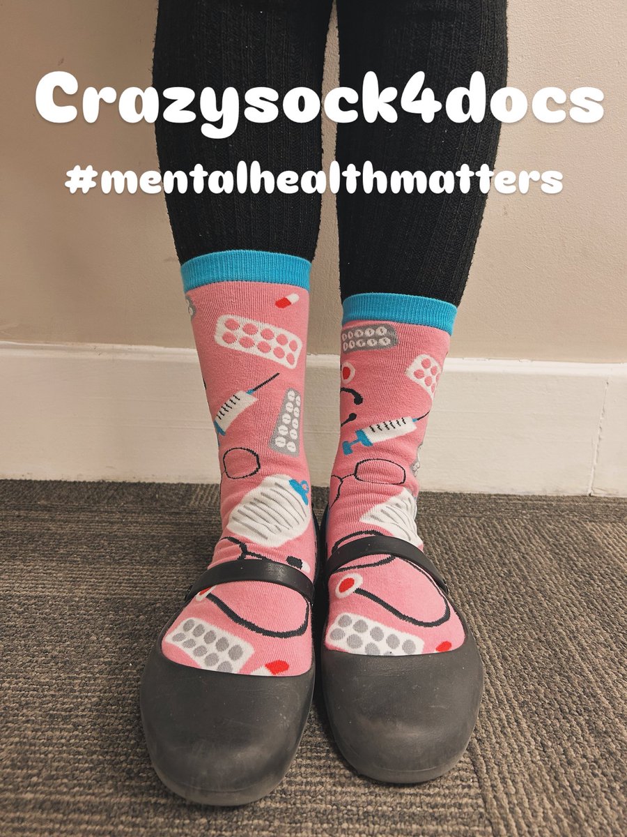 #crazysocks4docs #MentalHealthMatters 
#ICURN