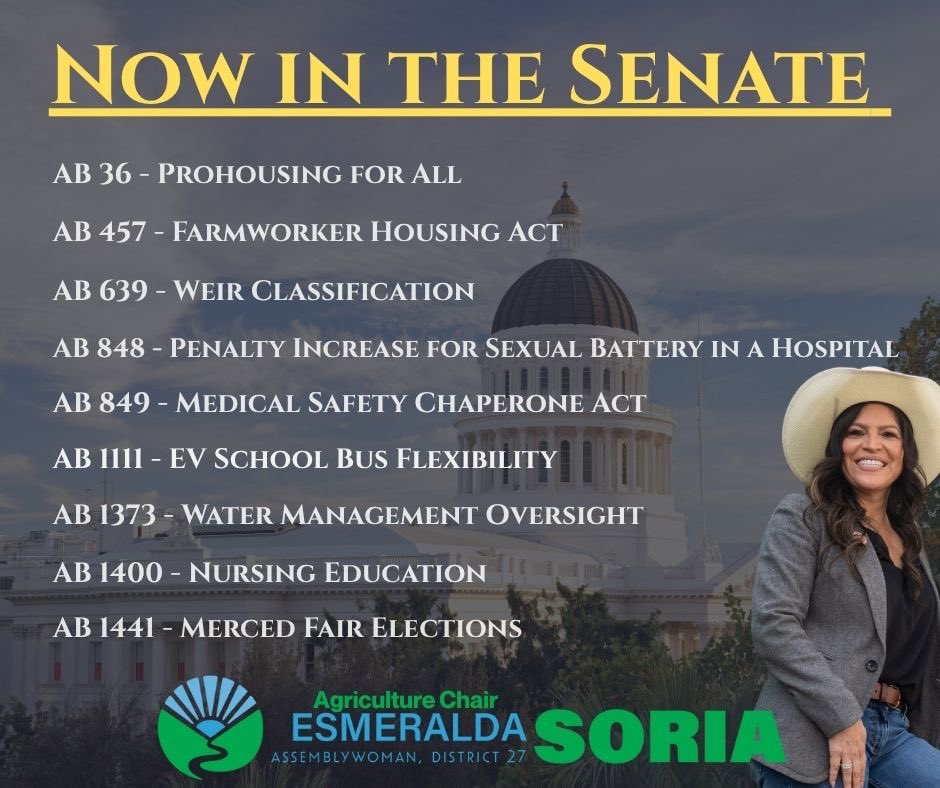 My favorite is AB 457, which will help create much needed farmworker housing!!! 🧑‍🌾 🍓🍒🥕🫜🥦🥬🌽
