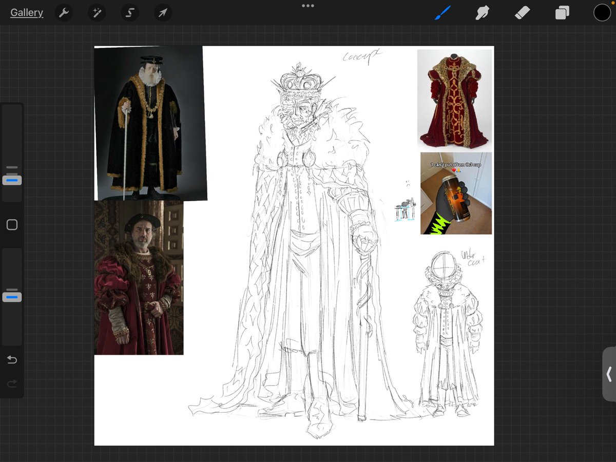 Cruel king concept, gonna try and get a ref soon [#ROBLOX #BlockTales #BlockTalesfanart ]