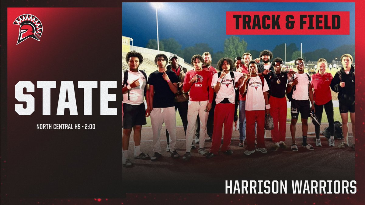 🚨STATE CHAMPIONSHIP!🚨

Good luck to our Boys Track &amp; Field State qualifiers today. 

⏰2:00
📍North Central HS