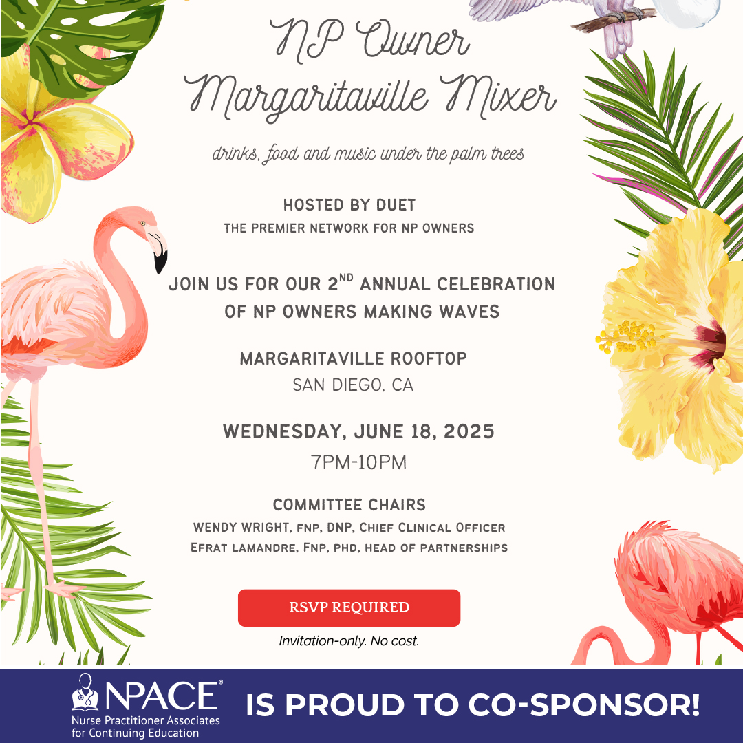Attending AANP San Diego? Check out Duet's NP Business Owner meet-up and connect with fellow NP entrepreneurs! RSVP here - hubs.li/Q03qRRz70
