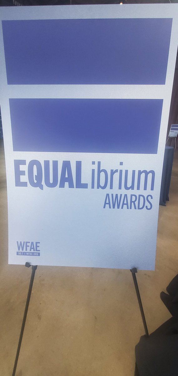 Honored to receive an  EQUALibrium Award presented by WFAE recognizing local residents &amp; orgs dedicated to advancing issues of equity within our community. #mark4meck #mark4thepeople #makingamark #MARKingProgress