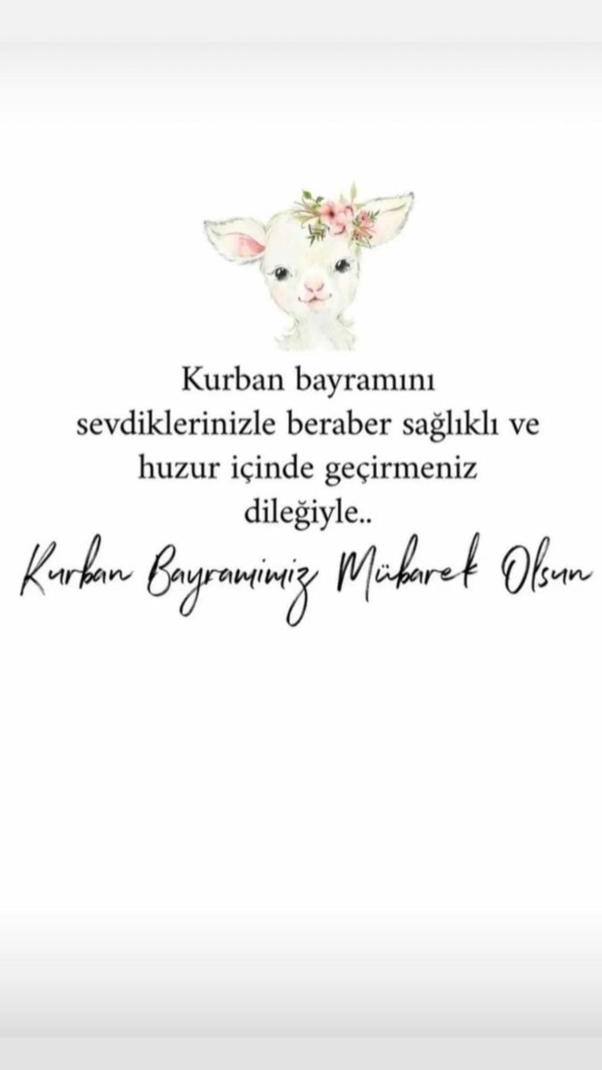 Mutlu Bayramlar…#KurbanBayramı