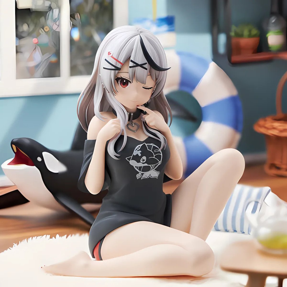 🖤 Nouvelle figurine Bandai de Sakamata Chloe repérée 👀
Ambiance bord de mer, clin d’œil espiègle et détails irrésistibles 🐧✨
➡️  f.mtr.cool/ikodcgwjqk
 #Hololive