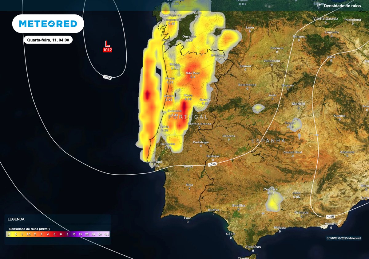 MeteoredPT's tweet image. ⛈️ Tempo estável tem os dias contados em Portugal continental: chuva e #trovoada regressam na terça-feira, 10 de junho.

🗞️ Confira a previsão por @JoanamariCampos: tempo.pt/noticias/previ…