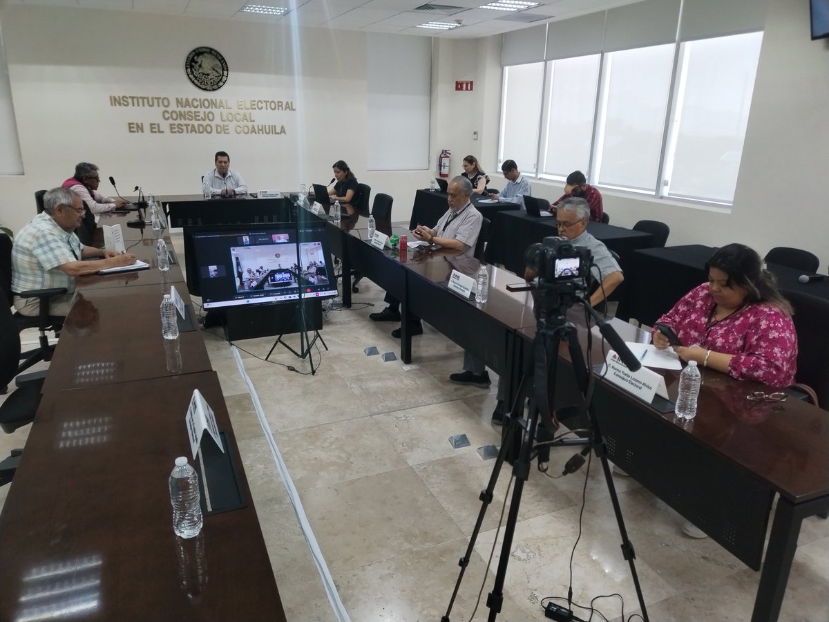 Reanudación de la sesión permanente de seguimiento de los Cómputos Distritales de la Elección del Poder Judicial de la Federación - Consejo Local del INE Coahuila

youtube.com/live/LQXdBCz-u…