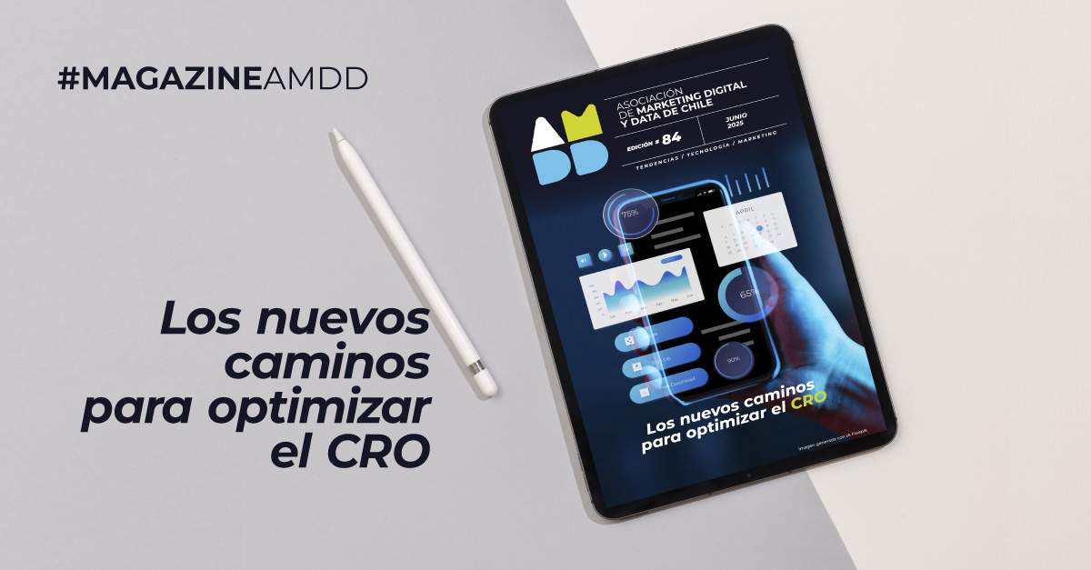 La edición de junio del #MagazineAMDD ya está aquí 💥

En los últimos años la IA se ha convertido, más que en una solución tecnológica, en el asistente perfecto para las estrategias de CRO.

¿Cómo utilizarla? Conócelo en la revista aquí amddchile.com/magazine-amdd/