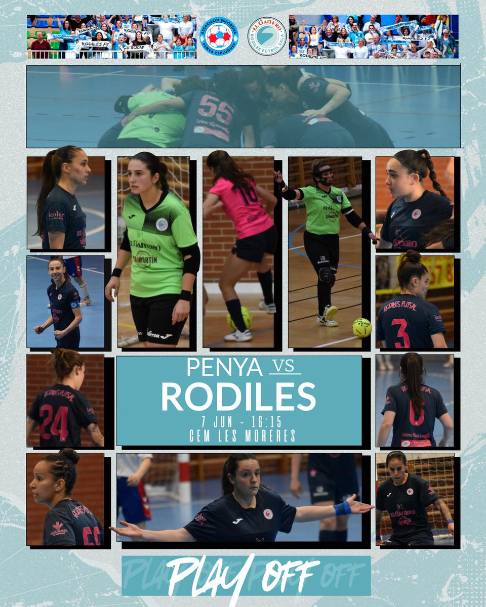 SEGUNDA NACIONAL|

➡Play Off
🆚️ @penyaespluguesoficial
📅 Sábado 7 junio
⌚️ 16:15h
🏟 Les Moreles