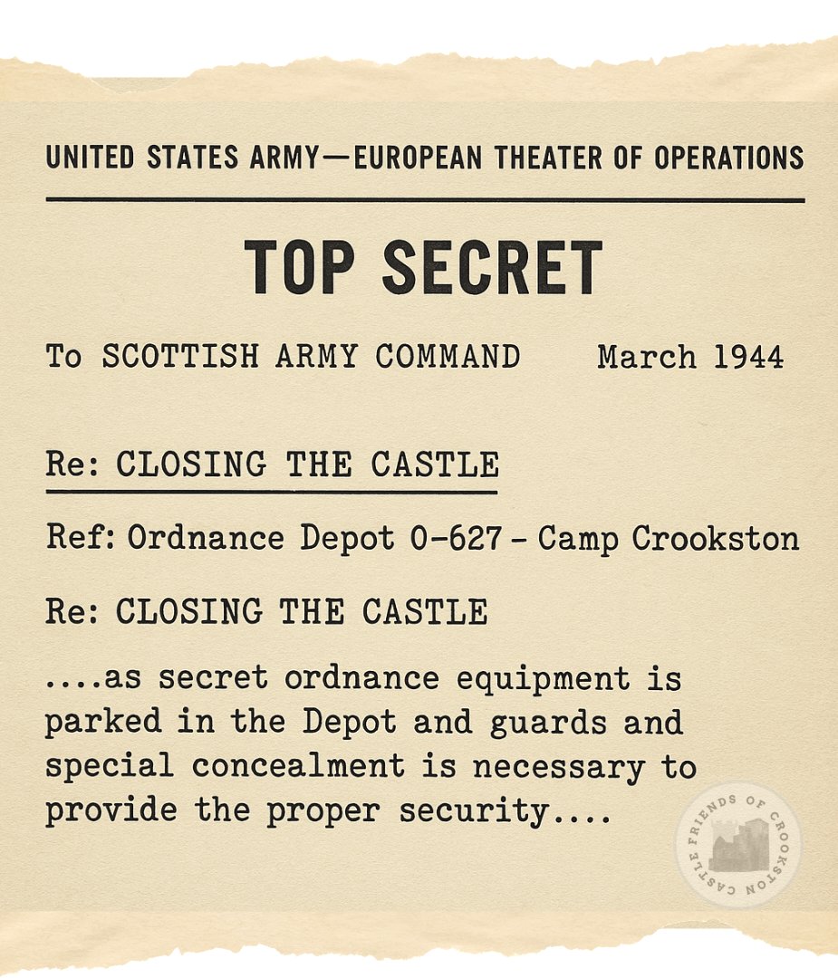 On this #DDay anniversary, we’re uncovering a wartime secret

In March 1944, the US Army asked to close Crookston to the public, citing “secret ordnance” on site.

Just months before the landings… Could amphibious equipment have been stored here? What do you think?
