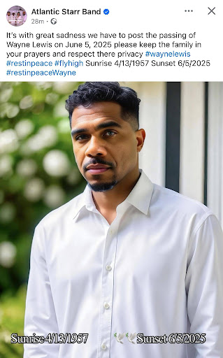 JammfmStudio's tweet photo. Damn, draai je net Atlantic Starr , krijg je dit binnen Wayne Lewis (13 April, 1957 - 5 June, 2025) https://t.co/KAvCptXIvj