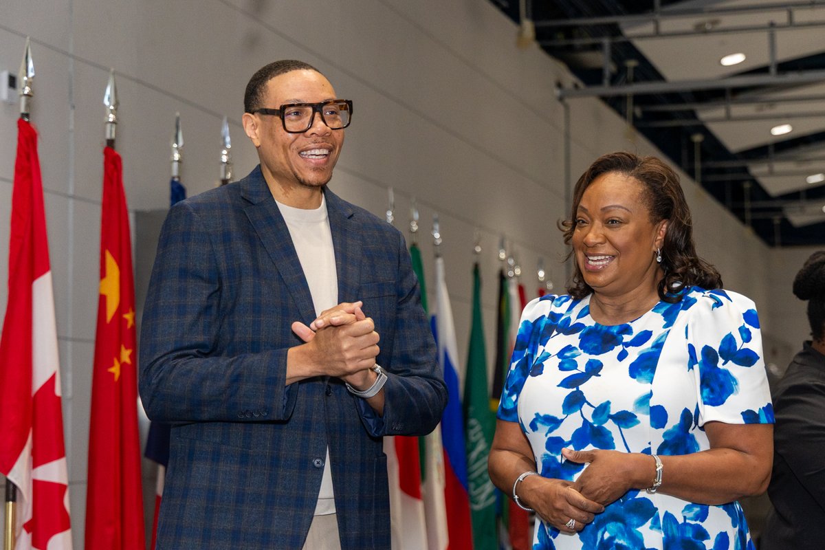 Chancellor Ferebee (@dcpschancellor) on Twitter photo With 175+ embassies right in our backyard, being a <a href="/dcpublicschools/">DC Public Schools</a> student is truly a world-class experience ๐
I loved celebrating the 50th anniversary of the Embassy Adoption Program with hundreds of young global citizens using their voices for good ๐๐ฃ๏ธ๐ With 175+ embassies right in our backyard, being a <a href="/dcpublicschools/">DC Public Schools</a> student is truly a world-class experience ๐
I loved celebrating the 50th anniversary of the Embassy Adoption Program with hundreds of young global citizens using their voices for good ๐๐ฃ๏ธ๐