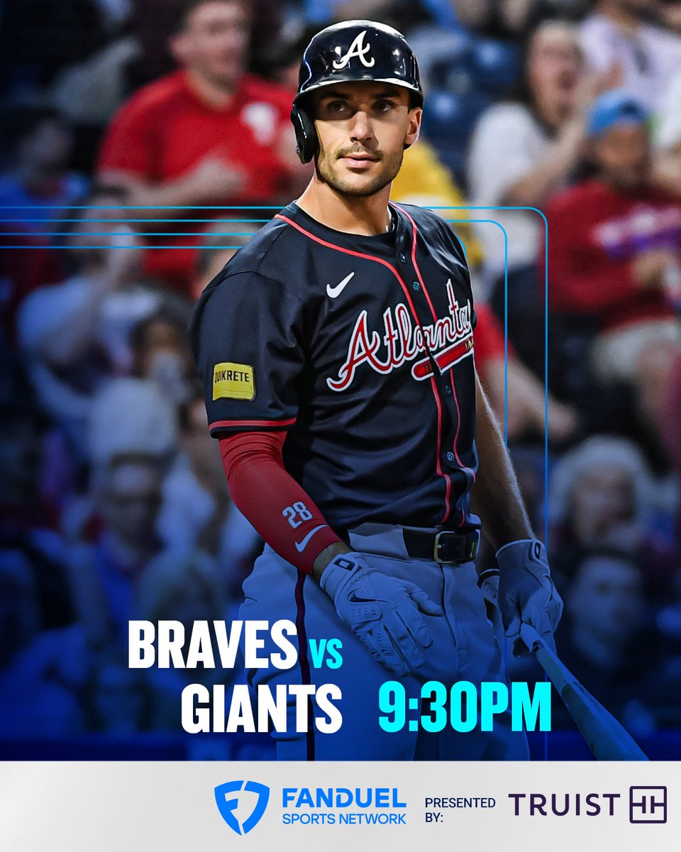 Late-night Braves baseball by the bay. 🌉

<a href="/Truist/">Truist</a> | #BravesCountry