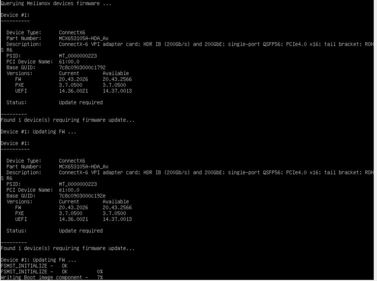 SaggitariusA's tweet photo. Friday night - the perfect time for network card firmware updates. :D https://t.co/imeZOquKeS