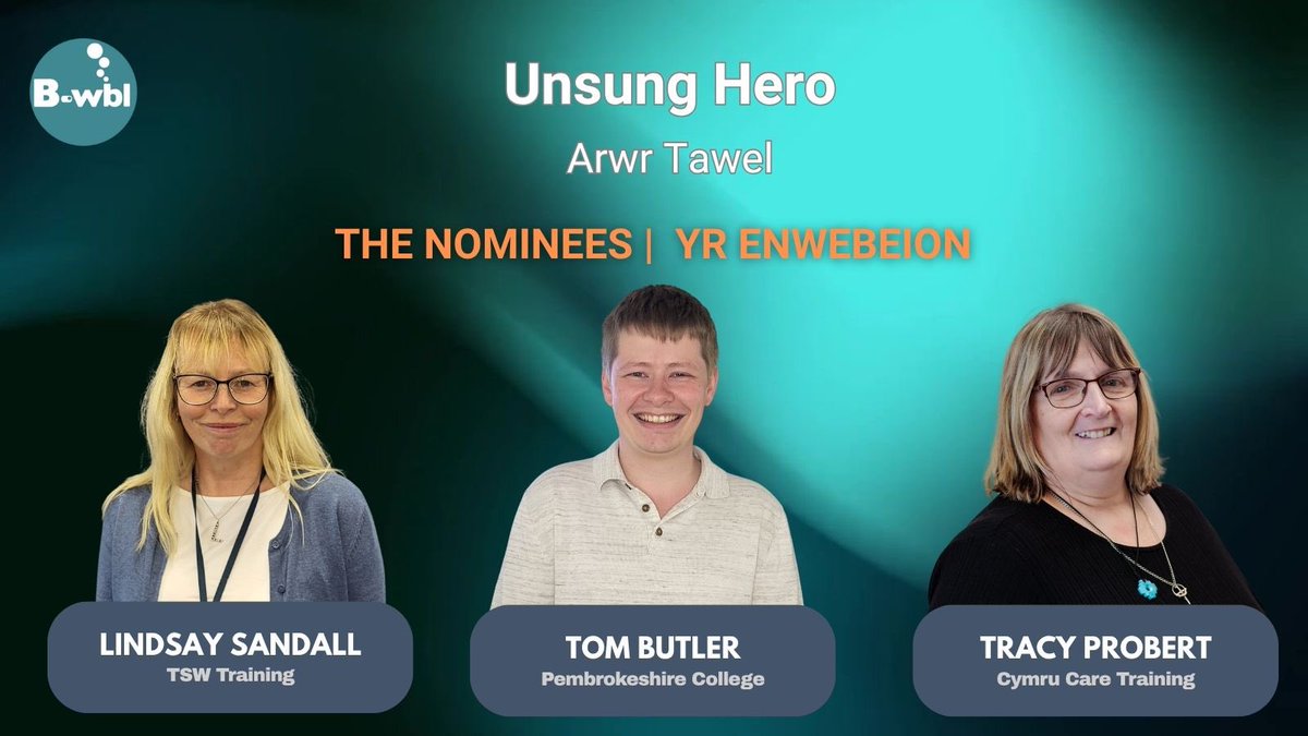 Arwr Tawel

A’r enwebeion yw… 🥁

Unsung Hero

And the nominees are… 🥁