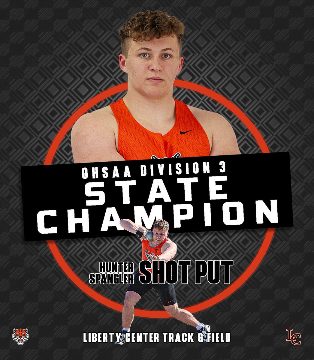 🚨STATE CHAMPION ALERT🚨

Hunter Spangler is the Division 3 Shot Put State Champion with a winning throw of 63’ 1.25”. Congratulations! #GoTigers
