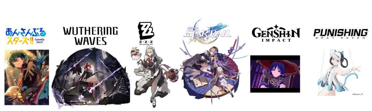 Sweetbun_go's tweet photo. Here's my favourite characters. What can you say about me as a person based on this and else things you know? #games #favouritecharacter #artmoots https://t.co/7MQlVQOTpe