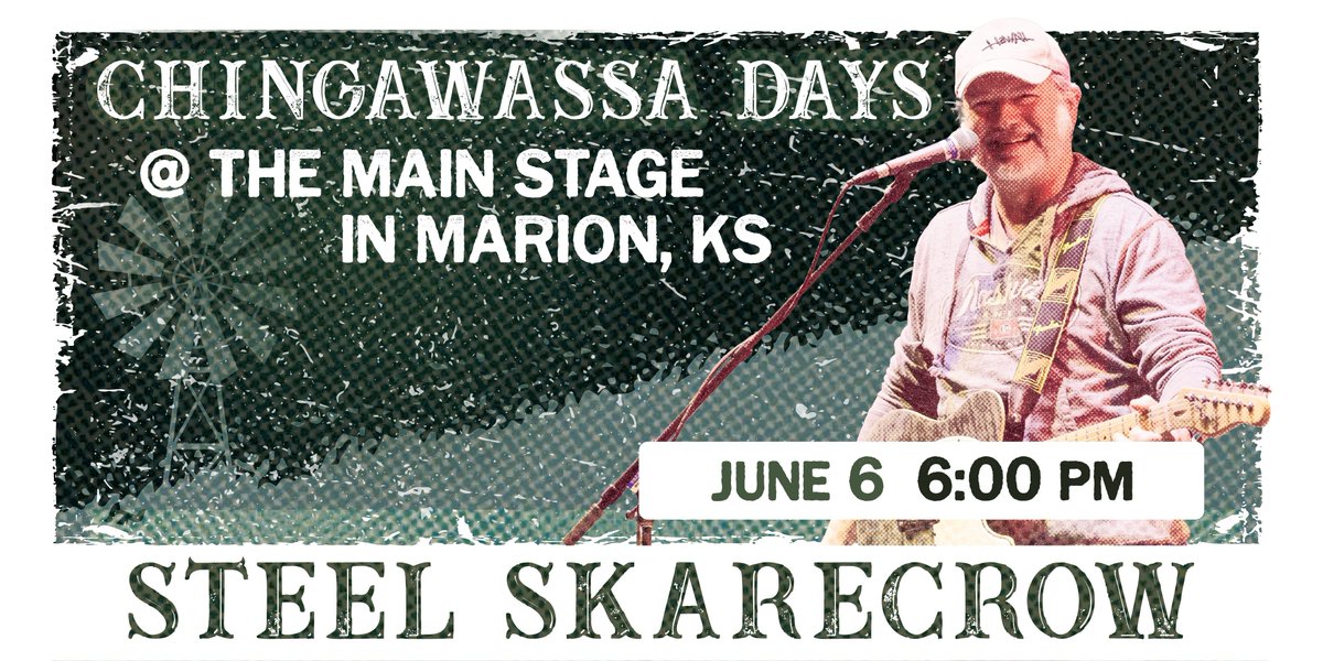 Steel Skarecrow is playing at Chingawassa Days tonight!
chingawassadays.com
#ad