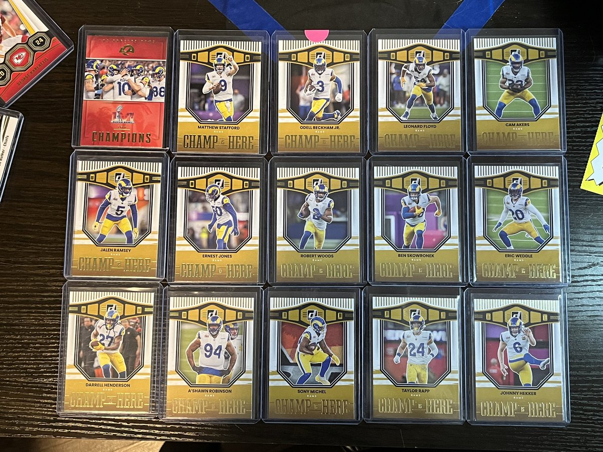 Payton (@papissports) on Twitter photo 2022 Rams Champ is Here Lot
$25 BMWT obo
RTs & tags appreciated!
<a href="/UniqueFindsRTs/">Unique Finds 2.0</a> <a href="/SleepyCards_RT/">Sleepy_Retweets</a> 2022 Rams Champ is Here Lot
$25 BMWT obo
RTs & tags appreciated!
<a href="/UniqueFindsRTs/">Unique Finds 2.0</a> <a href="/SleepyCards_RT/">Sleepy_Retweets</a>
