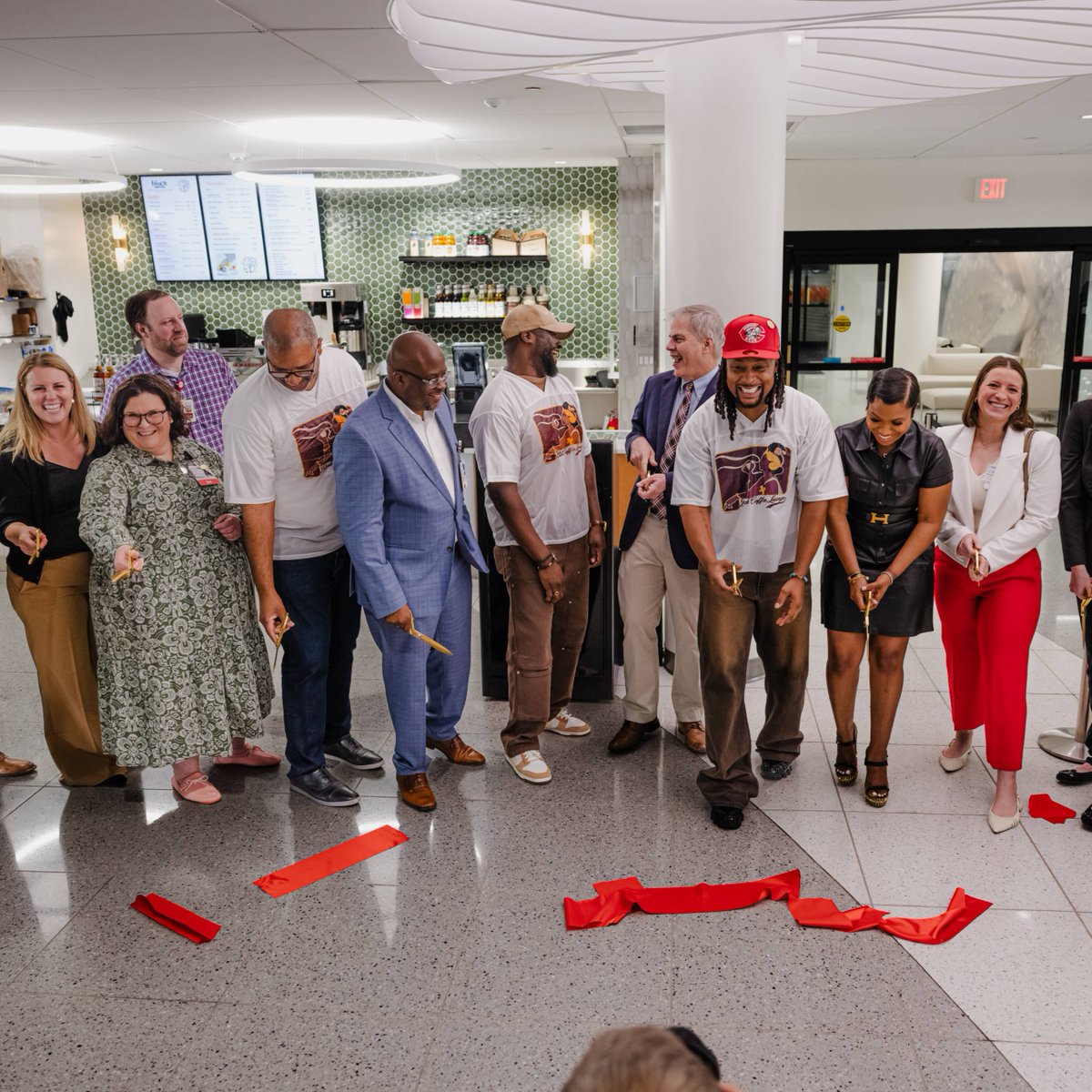 We’re proud to welcome blaCk Coffee Lounge to the UC Cancer Center’s Blood Cancer Healing Center. “Healing doesn’t just come from medicine—it’s holistic. In the five minutes we have with patients, we can spark something in them,” said Means Cameron.
 
#blaCkCoffee #CancerCare