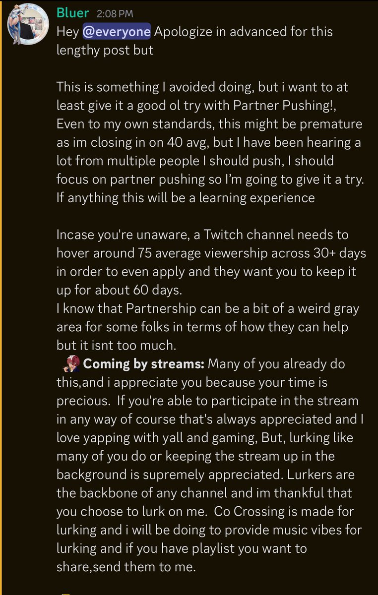BluSatire's tweet image. It may be premature, but i want to push for it! Many people have asked why I’m not partnered, thought i was partnered, or wonder when I’m going to push for Partner! Well i think it’s time for me to lock in and aim for the goal and voice that to every one! We Partner Pushing!