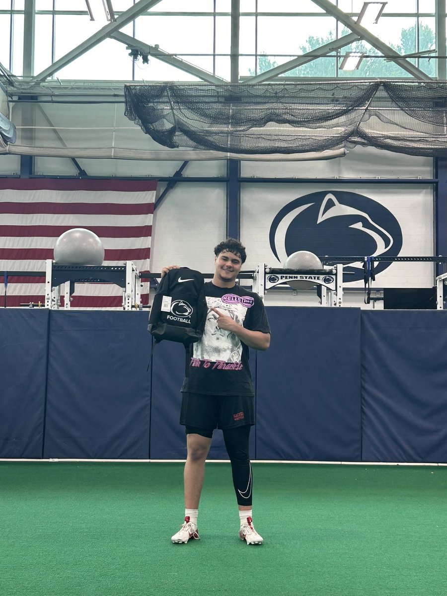 Isaac Alves (@isaac_alves_10) on Twitter photo TO GOD BE THE GLORY. Blessed to earn MVP at Penn State’s lineman camp‼️ Got to compete against commits snd PG’s. Was great talking to <a href="/CoachJaxDL/">Andrew "AJ"Jackson</a> I’m excited to build a relationship with the Nittany Lions🔵⚪️
#WEARE #Classof2028 TO GOD BE THE GLORY. Blessed to earn MVP at Penn State’s lineman camp‼️ Got to compete against commits snd PG’s. Was great talking to <a href="/CoachJaxDL/">Andrew "AJ"Jackson</a> I’m excited to build a relationship with the Nittany Lions🔵⚪️
#WEARE #Classof2028