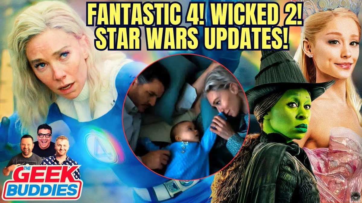 Geek_Buddies's tweet image. We got it all this week!! Star Wars news! Marvel news! DC news! PLUS a #WickedForGood Trailer!! @TheRochaSays, @Shannon_McClung & @mktoon cover it all for you on our latest episode up now!
Link: youtu.be/MptqqSbbjrg?si…