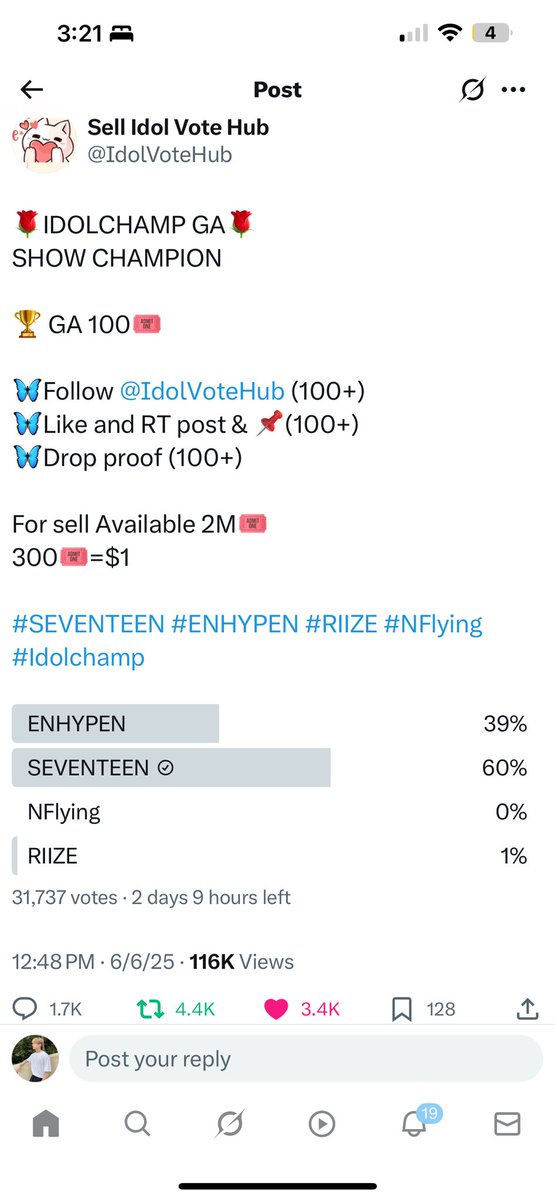 babybreaduji's tweet photo. @IdolVoteHub FOR #SEVENTEEN https://t.co/nVkmZ7X3M5