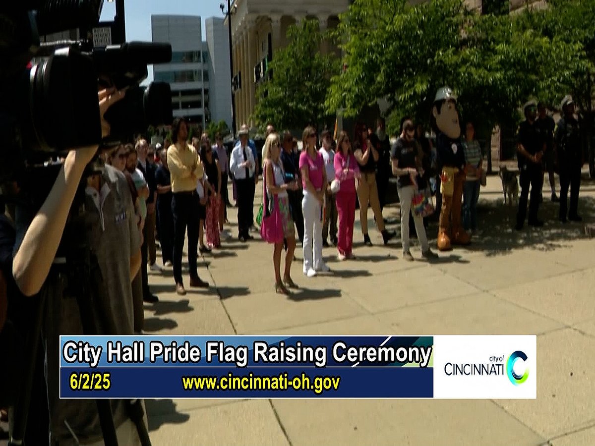 CitiCable's tweet image. City Hall 2025 Pride Flag Raising Ceremony: vimeo.com/1091278672