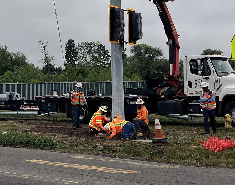 Exciting update! Public Works has successfully completed installing traffic signals adjacent to the intersection of Discovery Street and San Pablo Drive. These traffic signal improvements are scheduled to be activated on Tuesday June 17th. #countyofsandiego