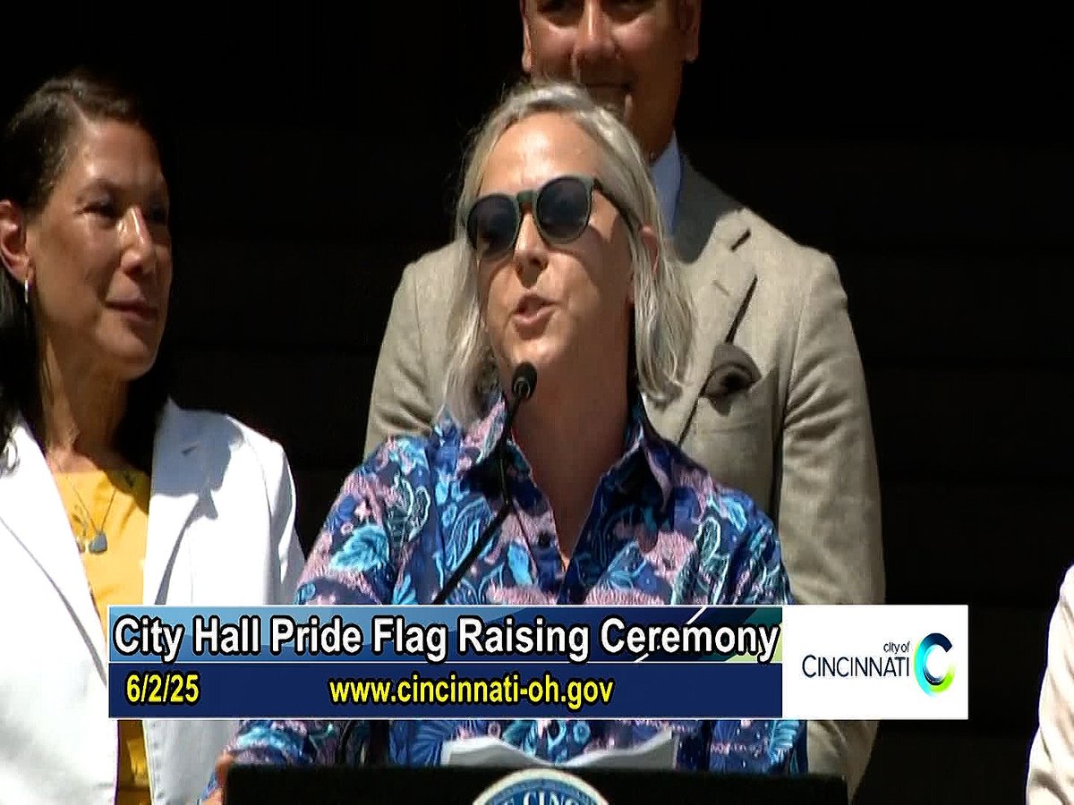 CitiCable's tweet image. City Hall 2025 Pride Flag Raising Ceremony: vimeo.com/1091278672