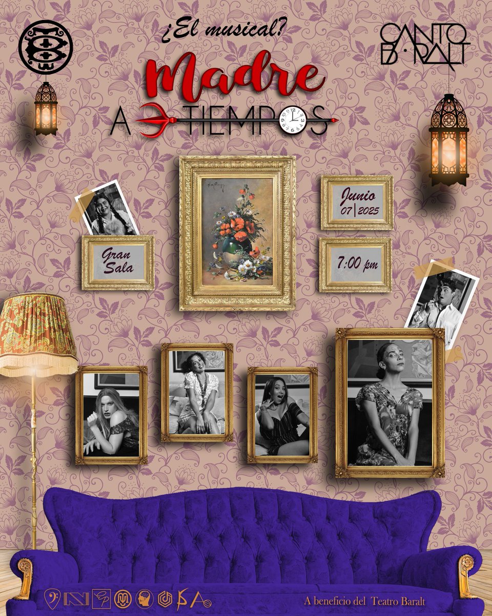 🎤 El Teatro Baralt y su compañía residente @canto_baralt , presentan para ti la comedia musical Madre a tres tiempos.