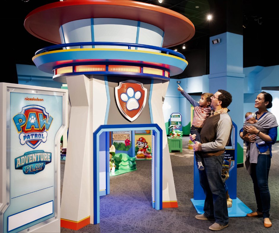 Lookout (Tower)! and Nickelodeon’s PAW Patrol: Adventure Play exhibit returns next year! Opening on Jan. 31–there's no job too big and no pup too small! Tag your PAW Patrol loving friends!  

To learn more: bit.ly/3Fo0iPa