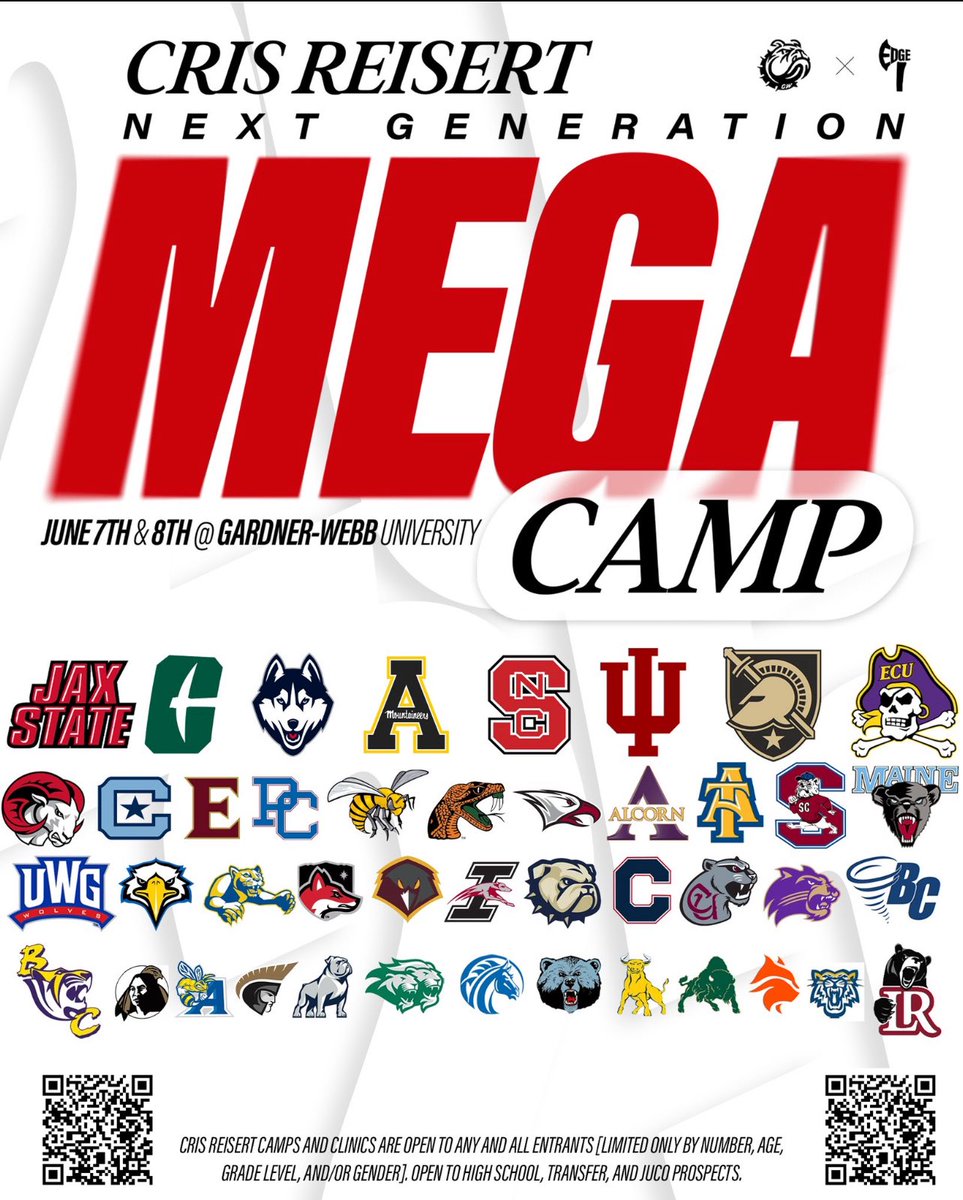 JaikylainR21's tweet image. Ill be competing at Garner Webb mega camp tomorrow! Excited to work!