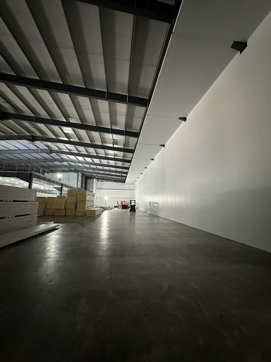 Just the start of a 55m x 14m x 11m high chiller 👍