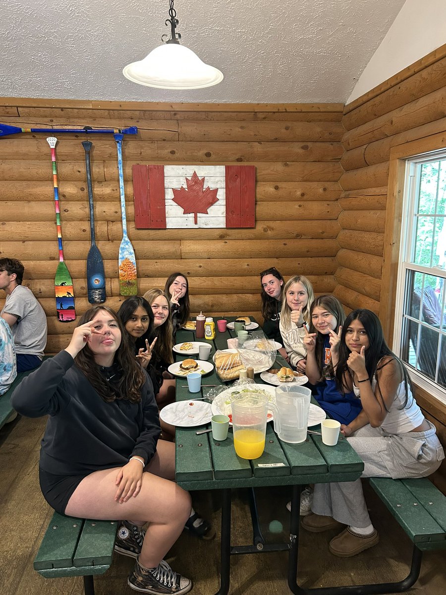 First lunch at Camp Celtic!! Already having a blast!