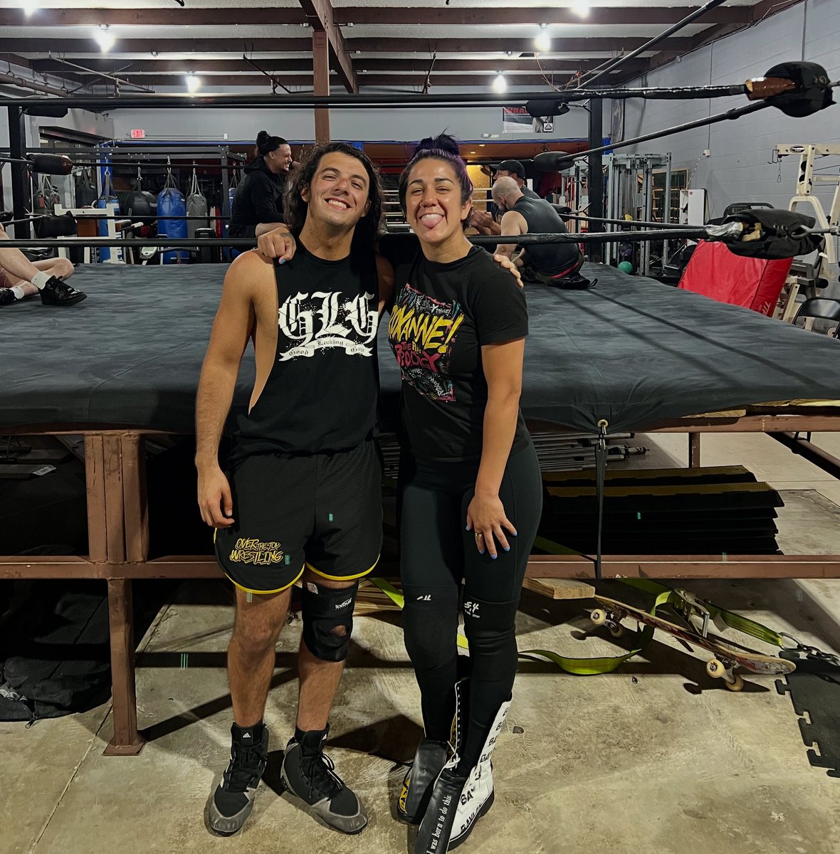 One of the kindest people I’ve ever met on this journey! 

A pleasure to train alongside <a href="/itsBayleyWWE/">Bayley</a> at <a href="/WCProOfficial/">West Coast Pro</a> in San Francisco last night!
