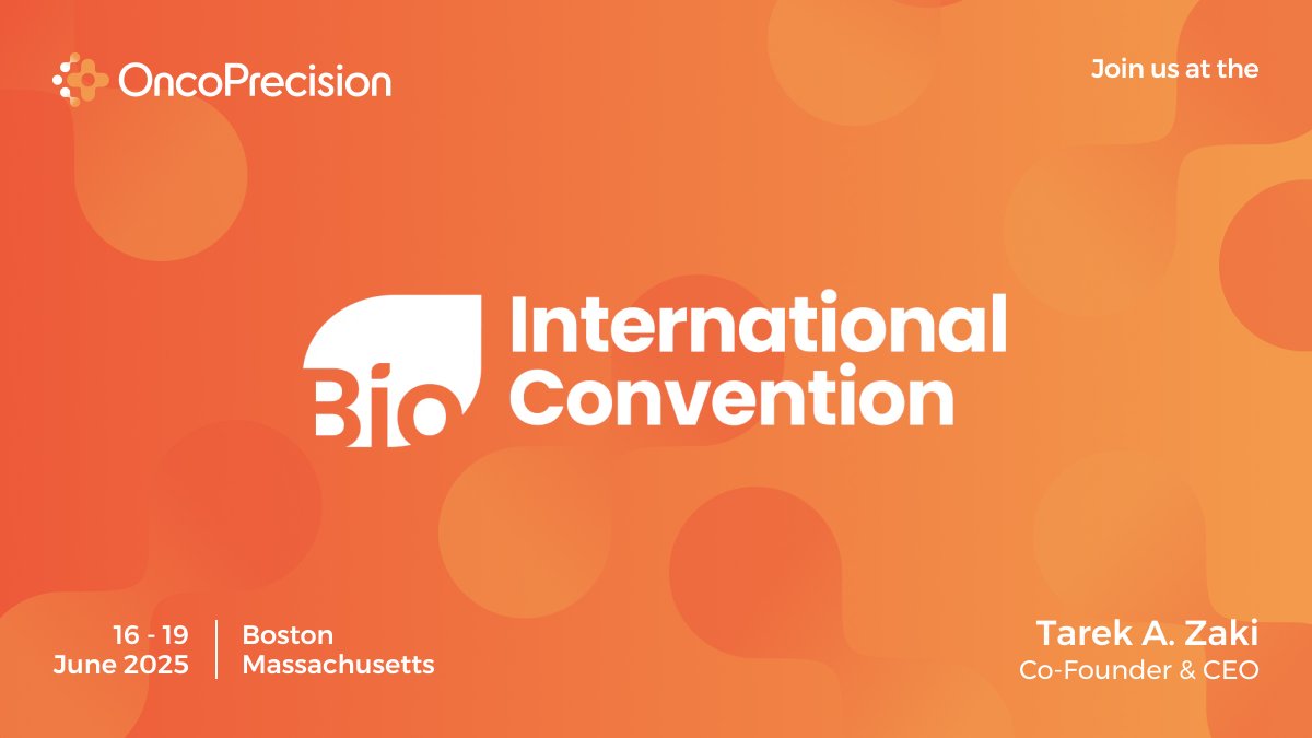 OncoPrecision is heading to #BIO2025!  
 
We look forward to engaging with partners, industry leaders, and innovators to exchange ideas, explore strategic collaborations, and advance patient-centric drug discovery efforts for novel cancer therapies.
